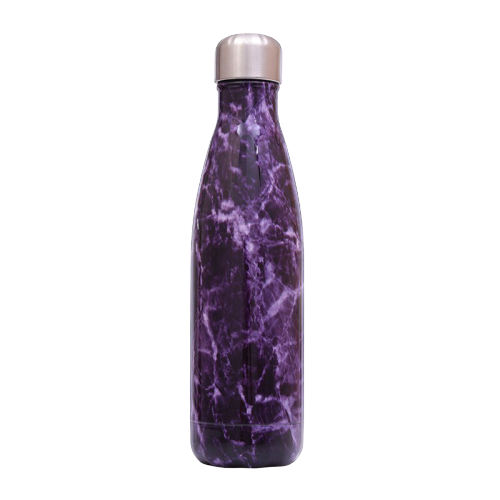 Feldflasche inox marmor violett