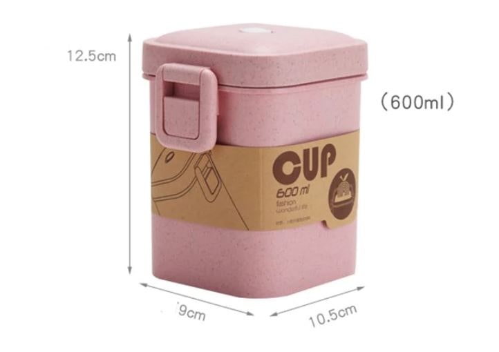 Lunchbox Suppe Rosa Size