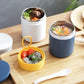 Lunchbox Suppe Tupperware Weiss und Blau