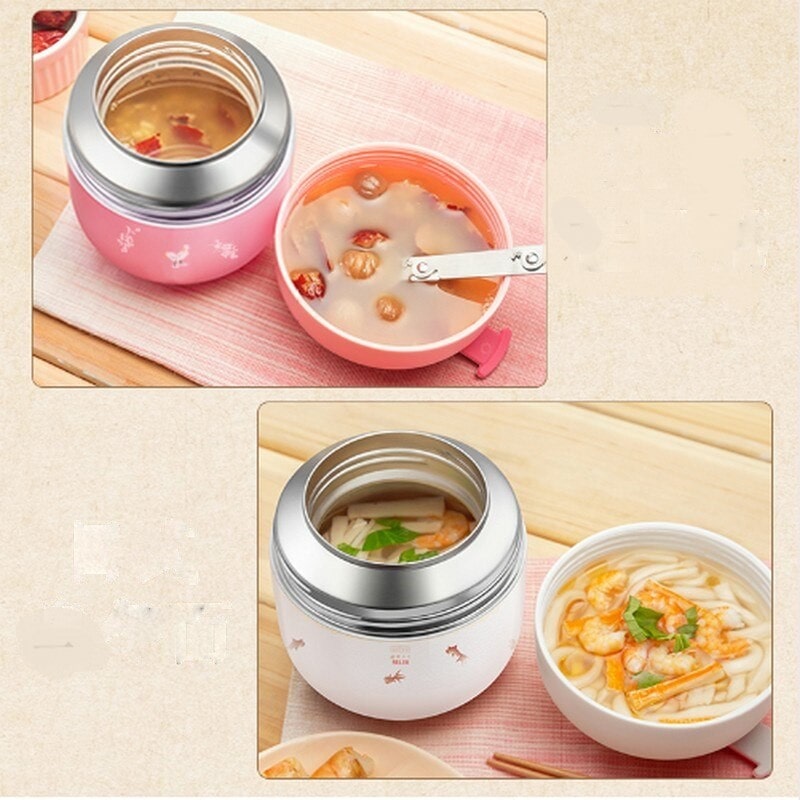 Topf Thermo Isolation Rose und Weiss Suppe
