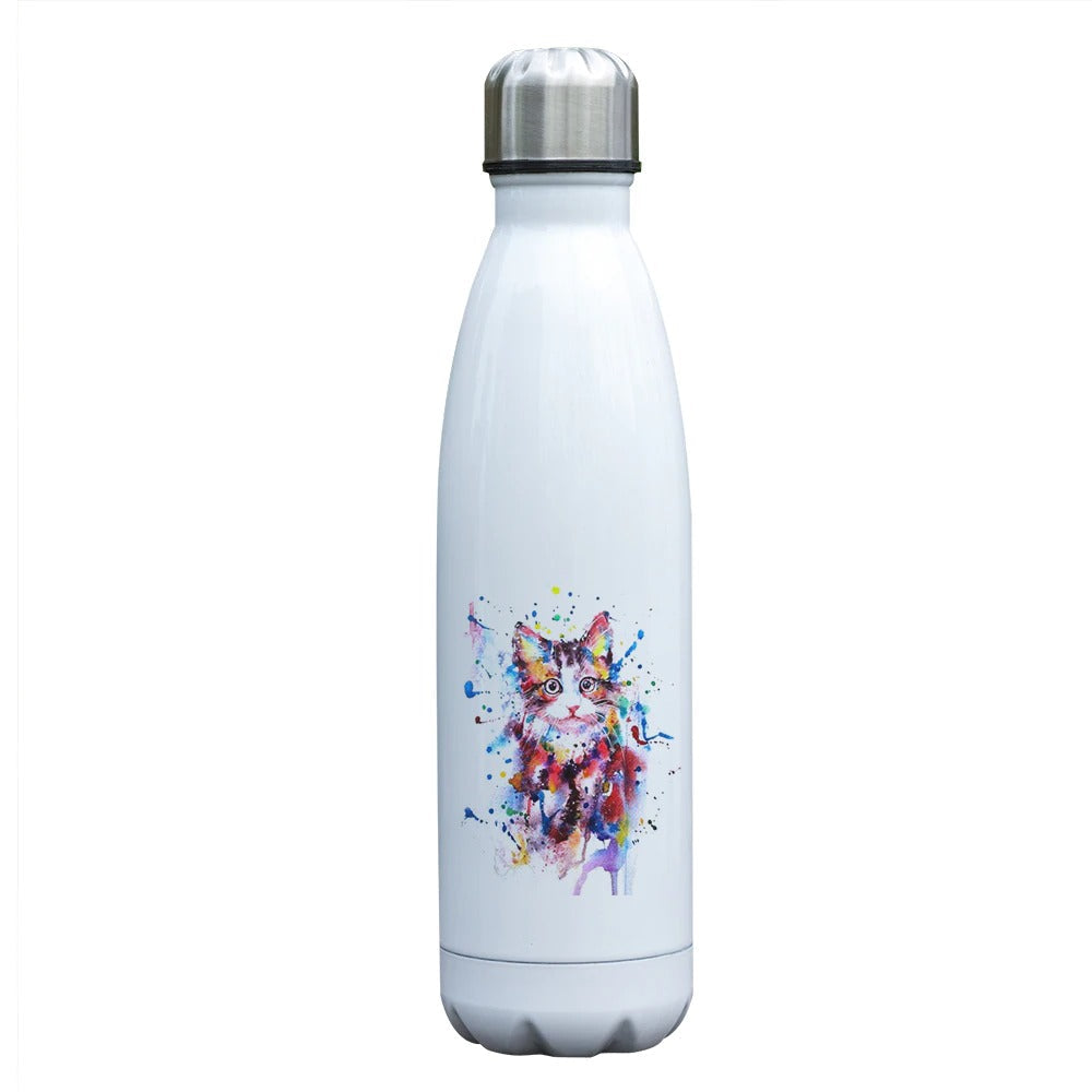 Bouteille isotherme 500 ml Chat Creatif