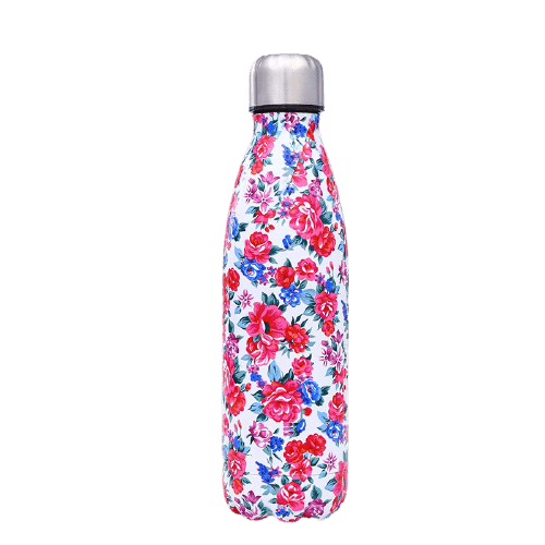 Bouteille isotherme 500 ml rose angleterre