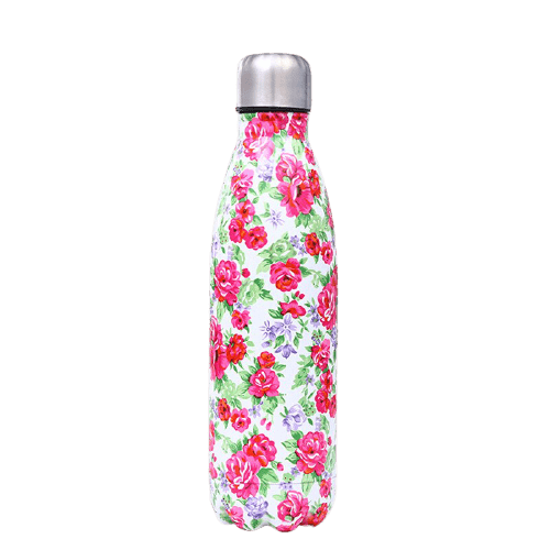 Bouteille isotherme 500 ml rose sauvage