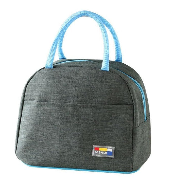 kuhltasche grau und blau