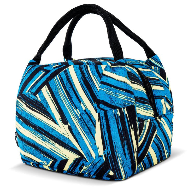 lunch bag isotherme blue art