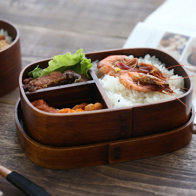 Lunchbox Japanisches Holz