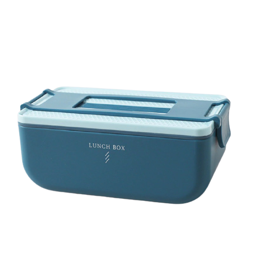 Lunch box isotherme bateau bleu a un etage
