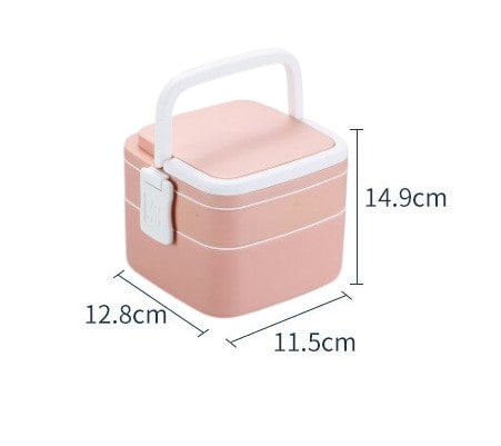 lunchbox bento karo rosa dimension