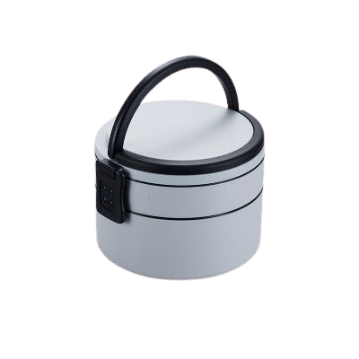 lunchbox bento rond gris