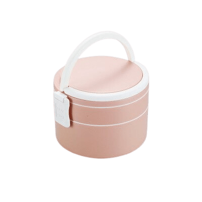 lunchbox bento rond rosa