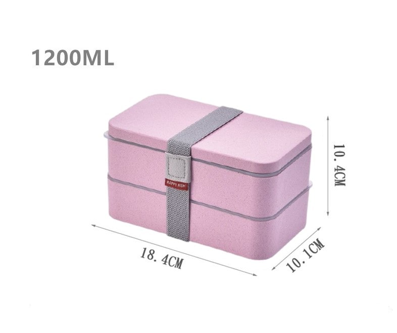 lunchbox bento rosa size