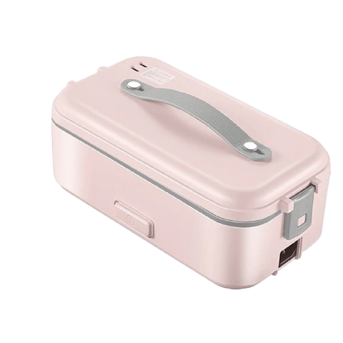 lunch box chauffante un etage rose pale