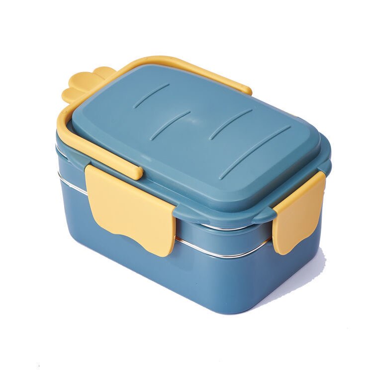lunchbox isotherm kompartimentiert blau verschlossen