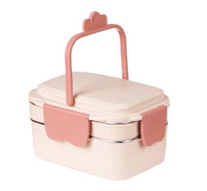 lunchbox isotherm kompartimentiert rosa