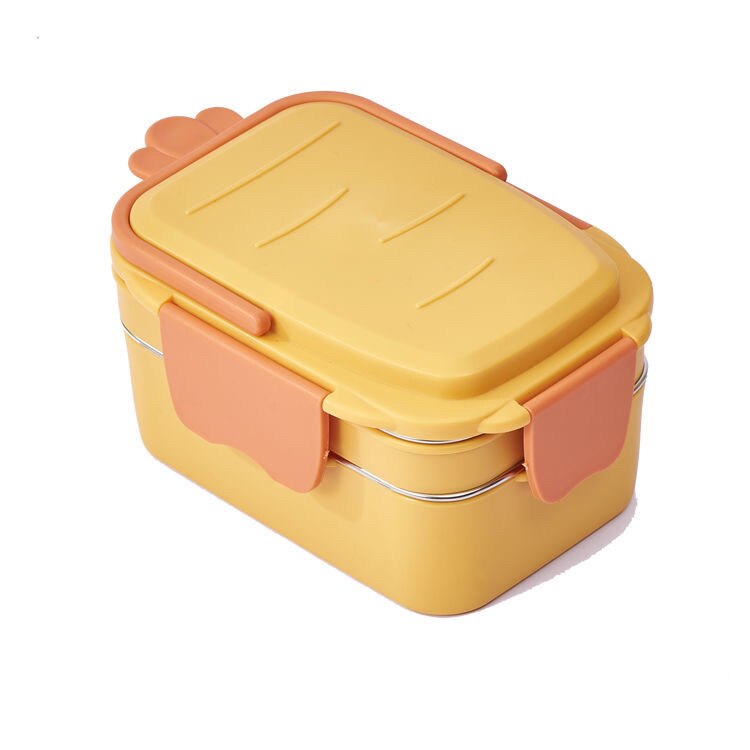lunchbox isotherme kompartimentee jaune