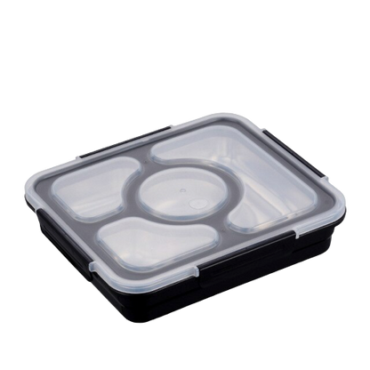 lunch box quatre compartiments noir