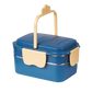 lunchbox kompartimentiert blau