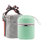 Lunch box isotherme verte un compartiment avec sac