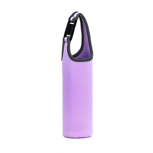 housse isotherme bouteille violet
