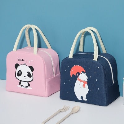 sac dejeuner motif animaux